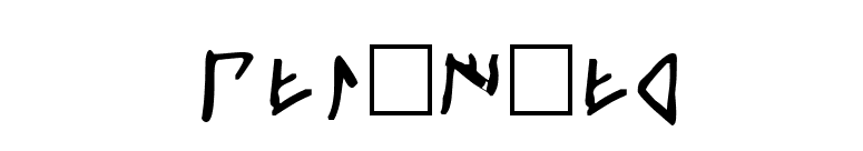 Celtiber font preview