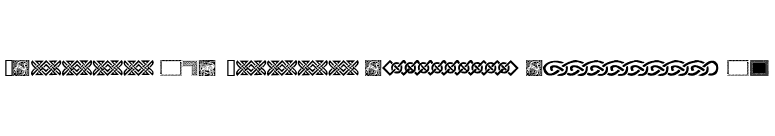 Celtic Elements font preview