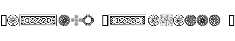 Celtic Elements V font preview