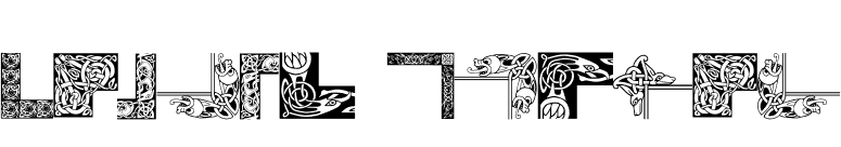 Celtic Frames font preview
