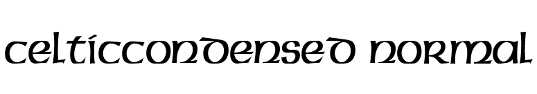 CelticCondensed Normal font preview