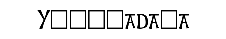 CelticHand font preview