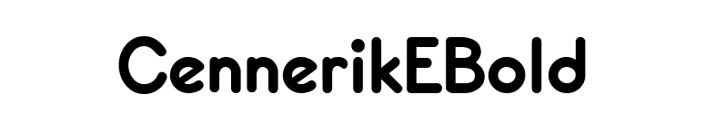 CennerikEBold font preview