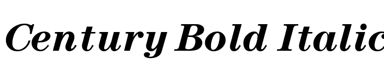 Century Bold Italic font preview
