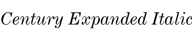 Century Expanded Italic font preview
