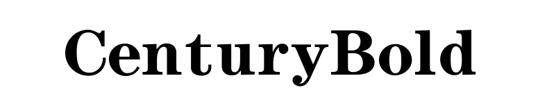 CenturyBold font preview