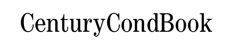 CenturyCondBook font preview