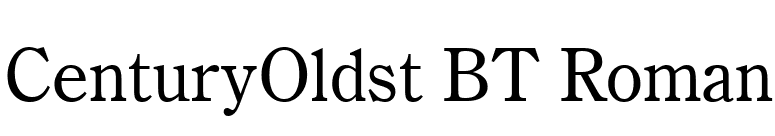 CenturyOldst BT Roman font preview
