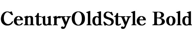 CenturyOldStyle Bold font preview