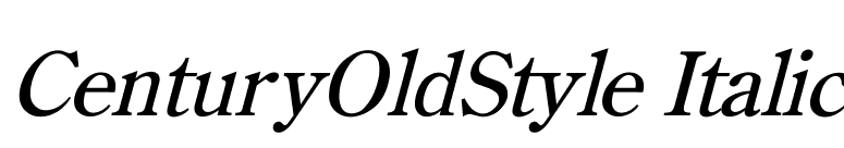 CenturyOldStyle Italic font preview