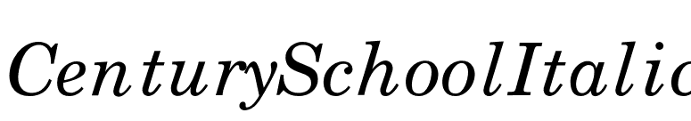 CenturySchoolItalic font preview