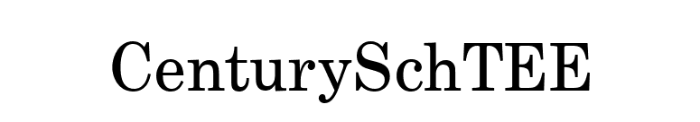 CenturySchTEE font preview
