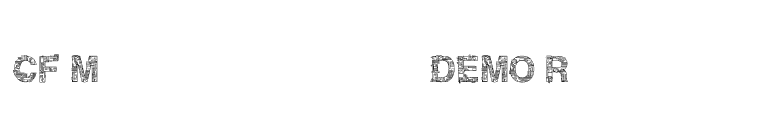 CF Motherboard DEMO Regular font preview