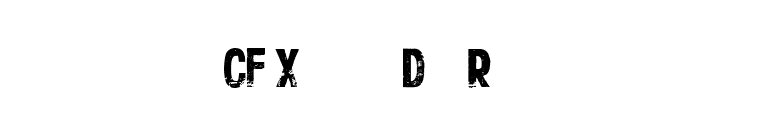 CF Xerography Demo Regular font preview