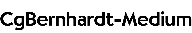 CgBernhardt-Medium font preview