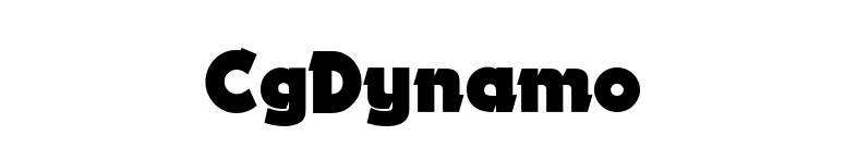 CgDynamo font preview