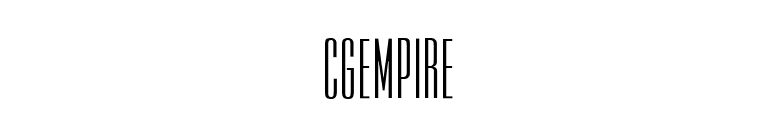 CgEmpire font preview