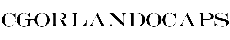 CgOrlandoCaps font preview
