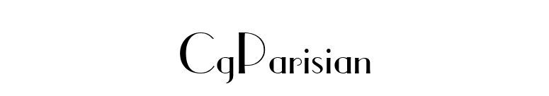 CgParisian font preview