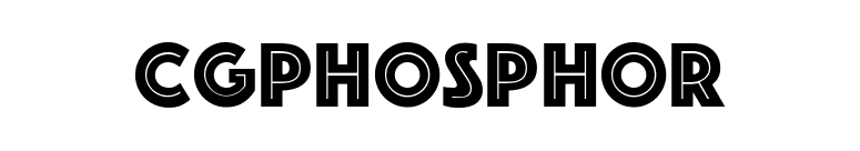 CgPhosphor font preview
