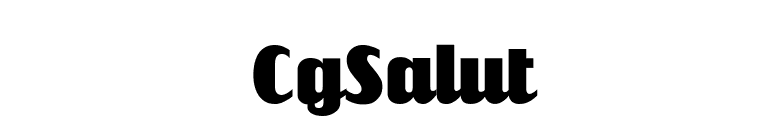 CgSalut font preview