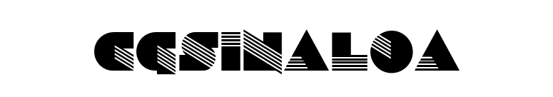 CgSinaloa font preview