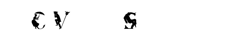 CgVictorianSilhouette font preview