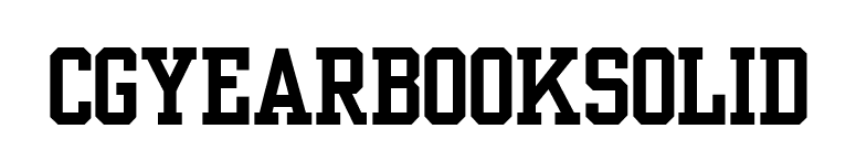 CgYearbookSolid font preview