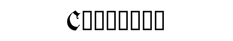 Chaillot font preview