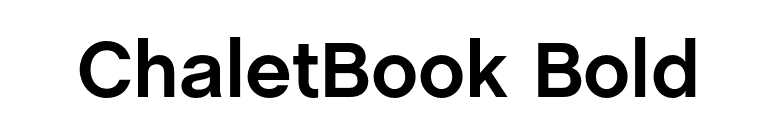 ChaletBook Bold font preview