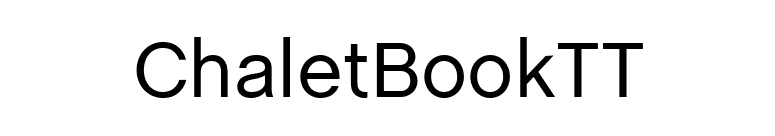ChaletBookTT font preview