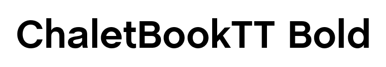 ChaletBookTT Bold font preview