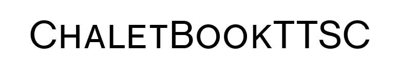 ChaletBookTTSC font preview