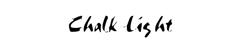 Chalk-Light font preview