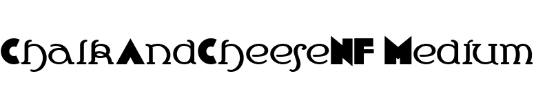ChalkAndCheeseNF Medium font preview