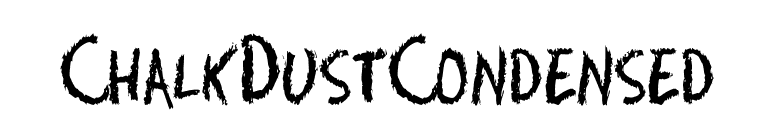 ChalkDustCondensed font preview