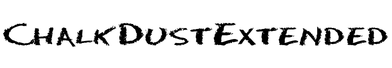 ChalkDustExtended font preview