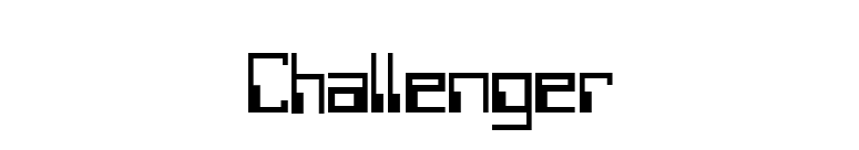 Challenger font preview