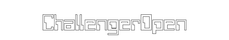 ChallengerOpen font preview