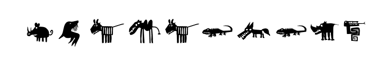 Chamaeleon font preview