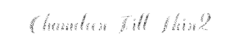 Chameleon Fill Skin2 font preview