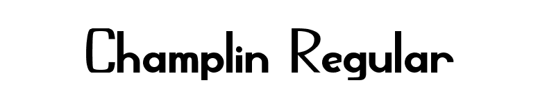 Champlin Regular font preview