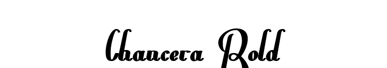 Chancera Bold font preview