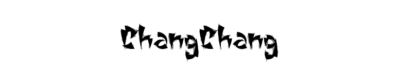 ChangChang font preview