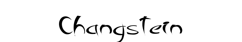 Changstein font preview
