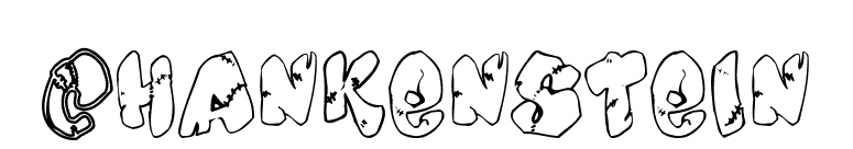Chankenstein font preview