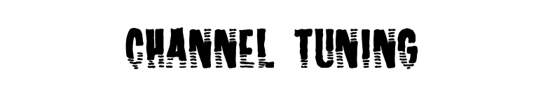 Channel Tuning font preview