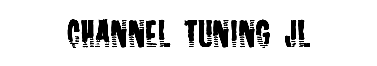 Channel Tuning JL font preview