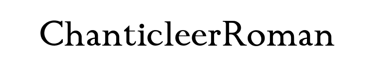 ChanticleerRoman font preview