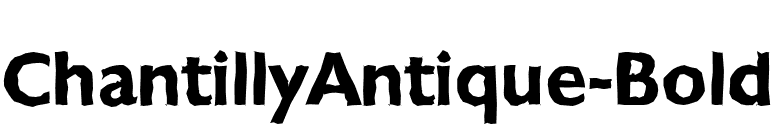 ChantillyAntique-Bold font preview